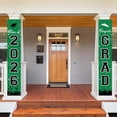 thumbnail image 3 of 2026 Graduation Banners Decorations, Graduation Banner Graduation Party Supplies Class of 2026, Hanging Congratulations/Congrats Grad Banner for Door and Porch, Party Decor - Green, 3 of 14
