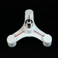 thumbnail image 4 of E26 E27 7 6 5 4 3 in 1 LED Light Bulbs Socket Adapter Splitter, Standard Lamp Holder Base Converter for Home Commercial, 4 of 9