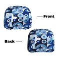 thumbnail image 6 of Kdxio Evil Eye Pattern Print 2 Piece Car Head Rest Covers Set Auto Front/Rear Seats Headrest Cover Universal Fit Most Cars,Sedan, SUV, 6 of 9