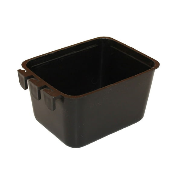 RAParts 16 Fl Oz New Hanging Feed and Water Cage Cup (4 x 3-1/2 x 2-1/2) For Rabbits