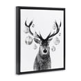 thumbnail image 3 of Stupell Industries Glam Deer with Disco Balls Black Floating Frame Canvas Art, 17 x 21, by Victoria Barnes, 3 of 8