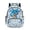 Blue and Purple - Axolotl Music Note, variant on Jumping Spider Print School Backpack for Kids Music Note Printed 17 Inch Lightweight Bookbag with Padded Straps and Water Bottle Pocket, Back to School Gifts