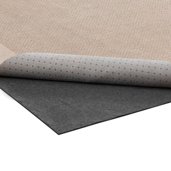 Non Slip Rug Pad 5x7 ft Dual Surface Felt Cushion Rubber Gripper for Hardwood Floor Protection Keeps Carpets in Place