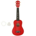 thumbnail image 3 of 21 Inch 4 String Beginners Ukulele Hawaii Guitar Wooden Ukulele Musical Instruments Red, 3 of 9