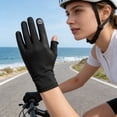 thumbnail image 5 of Sunscreen Gloves UV Protection Cooling Breathable Touch Screen Anti Slip Sun Gloves Lightweight Comfortable Outdoor Gloves for Driving Cycling Hiking Running, 5 of 6