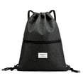 thumbnail image 1 of Fashion Unisex Waterproof Zipper Bundle Rope Travel Sport Backpack School Bags, 1 of 3