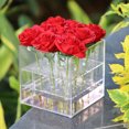thumbnail image 3 of Acrylic Flower Box Decorative Creative Clear Water Holder Vase Flower Pot, 3 of 9