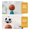 thumbnail image 2 of 1 juego de soporte de pared para baloncesto, expositor de pelotas deportivas, soporte de almacenamiento de fútbol, estante de pared para pelotas, 2 of 8