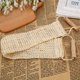 thumbnail image 3 of Toalla de baño de tiras de sisal natural con asa JM, 3 of 5