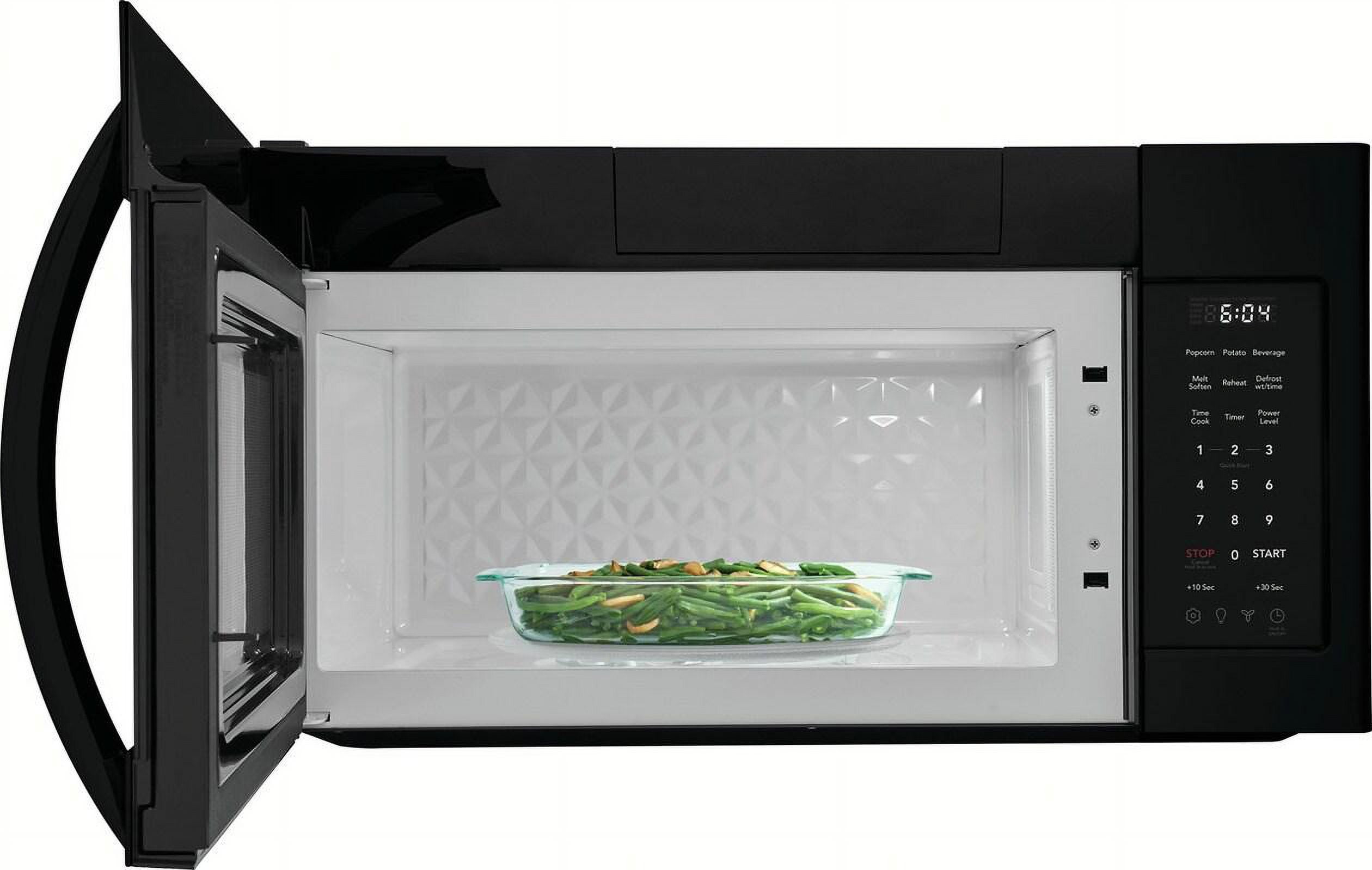 Frigidaire Fmos1846b 30" Wide 1.8 Cu. Ft. 1500 Watt Over The Range Microwave Led Lighting