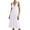 White, variant on OSOLU Dresses Solid Color Women Casual Dress Sleeveless Long Maxi Dress With Tie Detail For Daily Wear Vacation Spring Summer Fall Boho Flowy Comfortable Breathable Hawaiian Flowy Sundress