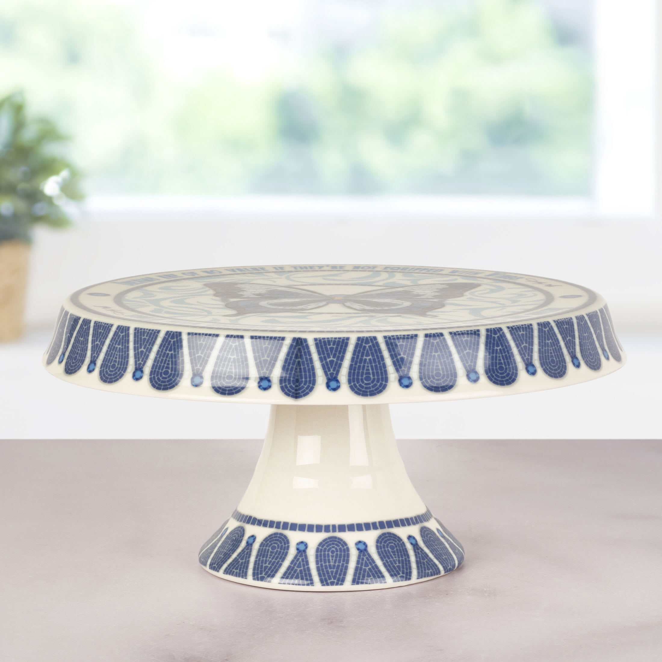 Dolly Parton Jeweled Mosaic 10.5 in Cake Stand