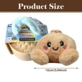 thumbnail image 3 of Plush Dumpling Decoration, Soft Collectible Ornament with Carry Case, Cute Stuffed Display Piece for Shelf, Desk and Home Decor, 3 of 7