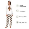 thumbnail image 2 of Family Matching Christmas Pajamas Highland Cow Holiday Theme, Size NB to 6XL, 2 of 7