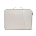 thumbnail image 1 of QualitChoice 1/2/3/5 Universal Laptop Sleeve Case Handbag Computer Scratch Proof Anti-drop Carrying Bag Shockproof Laptops Accessories White 12.9-13 inch 1 Pc, 1 of 6