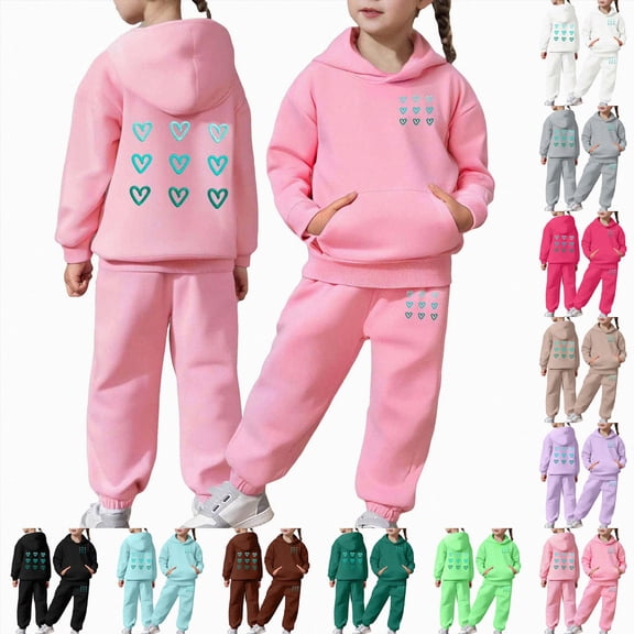 8-9 Years Child Baby Girls Clothes Girls 2PCS Fall Winter Outfits Set Toddler Girls Long Sleeve Irregular Top Pants Set