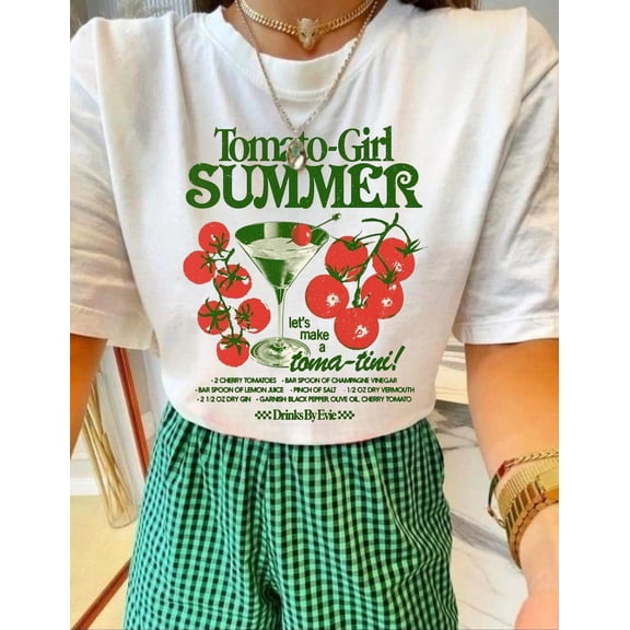 Tomato Girl Summer Graphic Tee,Tomato T-Shirt,Tomato T-shirt,Tomato Lover Shirt,Vintage Fruit Shirt,Summer Tee TH210583