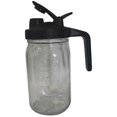 thumbnail image 5 of 32 Oz Mason Jar with Pour Spout Lid - Glass Pitcher with Lid, Breast Milk Pitcher, Sealing, 5 of 5