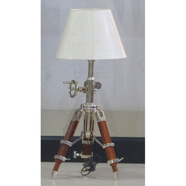 Royal Marine Tripod Table LAMP Aluminum