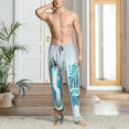 thumbnail image 2 of Rateoe Let's go Travel Pattern Men’s Ultra-Soft Comfy Pajama Lounge Pants Sleepwear,Comfortable Lounge Wear,lightweight Pajamas, Casual Home Wear-Medium, 2 of 6