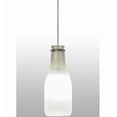 thumbnail image 6 of Meyda 151223 5 in. Milk Bottle LED Mini Pendant, Clear Sandblasted - Contemporary Country, 6 of 7