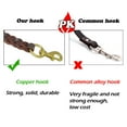 thumbnail image 3 of Pet Artist Genuine Leather Dog Leash Braided Heavy Duty Training Leashes for Medium Large Breeds, 3 of 5