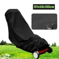 thumbnail image 2 of Housse de Tondeuse à Gazon Extérieure - Oxford Polyester Robuste, Imperméable, Protection UV, Ajustement Universel avec Cordon et Sac de Rangement, Noir, 2 of 5