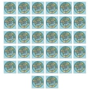 Beistle Bon Voyage CORNET Lunch Napkins 32 Piece World Traveler Party Supplies Going Away Retirement Decorations Tableware, 6.5" x 6.5", Blue/Green/Yellow/Black