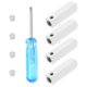 thumbnail image 3 of 1 Set Of Metal Aglets Shoelace Tips Shoelace Head Aglets Replacement Shoelace Tips For Sneakers, 3 of 3