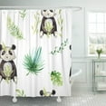 thumbnail image 1 of ABPHQTO Bebé Animales Guardería Acuarela Boho Tropical Dibujo Niño Cortina de ducha linda 152x180 cm ABPHQTO PKNMT60x72Shower-5976, 1 of 2