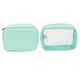 thumbnail image 1 of Estuche De Maquillaje, Bolsa De Maquillaje Portátil Impermeable 2 En 1 Bolsa Interna De Cuero De PU Verde Menta Suave Con Asa Para Viajar Para Lavar ANGGREK Otros, 1 of 8