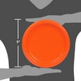 thumbnail image 2 of Orange Paper Dinner Plates, 9", 20 Count, 2 of 2