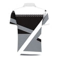 thumbnail image 5 of Mefallenssiah T-Shirt Décontracté Imprimé à Manches Courtes Col Rabattu avec Fermeture Éclair pour Hommes, 5 of 5