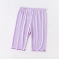 thumbnail image 4 of Girls Fashion Cute Personality Pants Elastic Waist Wide Leg Jeans Casual Pants with Pockets Boy Toddler Pants 7-8 Years, 4 of 6
