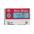 thumbnail image 2 of Hillman 160500 Hex Nut 1/4" Zinc-Plated Steel USS Zinc-Plated, 2 of 3