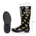 thumbnail image 2 of Norty Women’s Hurricane Rain Boots – Waterproof High-Calf Length 13 inch Rubber Winter Spring and Garden Boots - Runs 1/2 size large, 2 of 4