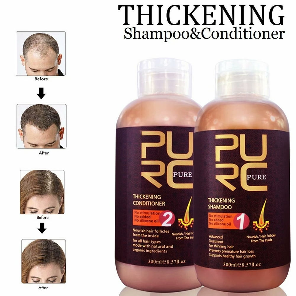 Pure Ginger Thickening Hair Set, 10oz Hair Shampoo & 10oz Hair