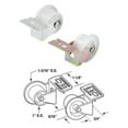 thumbnail image 2 of Prime Line 22798 Flanged Edges Drawer Guide Roller, 2 of 2
