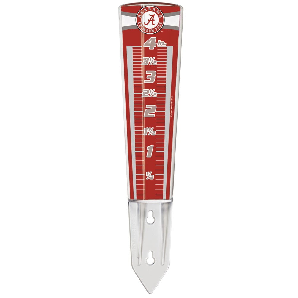 Alabama Crimson Tide Official NCAA 8 inch Rain Gauge by WinCraft by Wincraft
