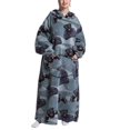 thumbnail image 2 of Blanket Hoodie, Printing Pattern Oversized Hoodie Blanket Sweatshirt  For Halloween, 2 of 6