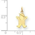 thumbnail image 2 of Beautiful 14k Mini Boy Joy Charm, 2 of 2