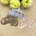 thumbnail image 4 of Fiudx Ofertas y liquidaciones 2 plantillas de troquelado de metal con diseño de Feliz Navidad para álbum de recortes DIY, decoración de tarjetas de papel, 4 of 7