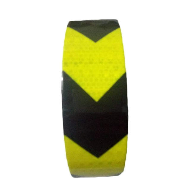 fastboy 5cmx3m Car Self-Adhesive Reflective Safety Warning Tape Automobiles Motorcycle Sign Reflective Strip Sticker yellow black