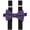Black - blkpurple, variant on Alfani Mens Geomtric Bow Belt, Black, One Size