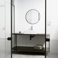 thumbnail image 6 of VIGO Matte Stone Starr Composite Rectangular Vessel Bathroom Sink in White with Gotham Faucet and Drain in Chrome, 6 of 10