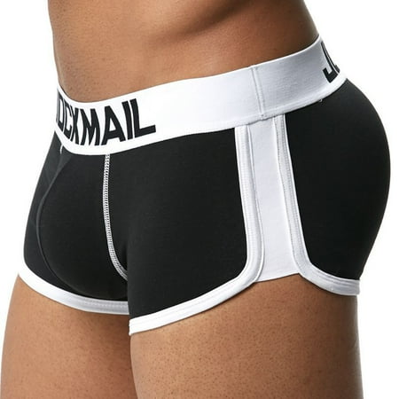 

Juebong Men s Underwear Deals Clearance Under $5 Men s Sexy Underwear Front And Back With Cups Comfortable Boxer Boxer Shorts Black M