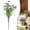 Purple, variant on Artificial Butterfly Flower Bundle Faux Floral Spray With Winged Accents For Outdoor Garden Porch Home Decor