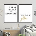 thumbnail image 2 of Pop Singer Harry Album Golden Prints , You're So Golden Lyrics Canvas Painting Poster Music Wall Art Pictures Home Room Decor40x50 cm No Frame Gao Jinjia LED, 2 of 2