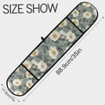 thumbnail image 3 of Yayeee Double Oven Mitt Kitchen Heat Resistant Baking 35" x7" Quilted Cotton Glove, Sage Green Flower Pattern, 3 of 6