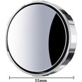 thumbnail image 2 of AVEKI Petit Miroir Rond Rétroviseur Voiture Miroir Auxiliaire de Recul 360° Réglable Type à Adsorption sous Vide, Noir 0601M, 2 of 7